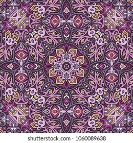 Vector abstract ethnic hand drawn background