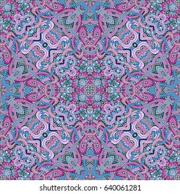 Vector abstract ethnic hand drawn background