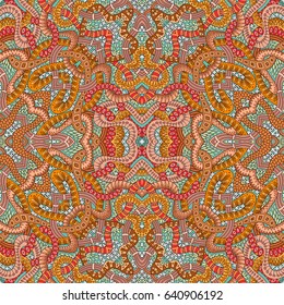 Vector abstract ethnic hand drawn background