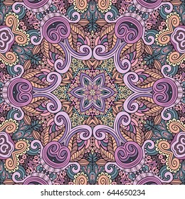 Vector abstract ethnic hand drawn background