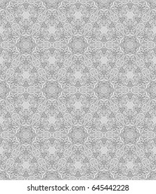 Vector abstract ethnic hand drawn seamless pattern