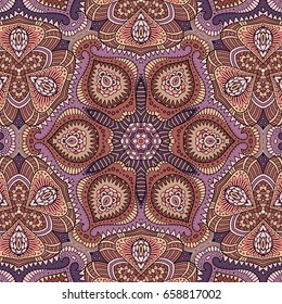 Vector abstract ethnic hand drawn background