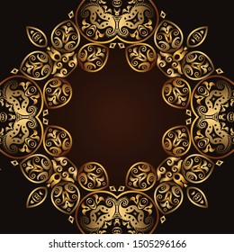Vector abstract ethnic nature hand drawn ornamental background. Colorful seamless pattern