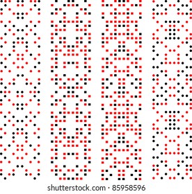 vector abstract ethnic patterns background