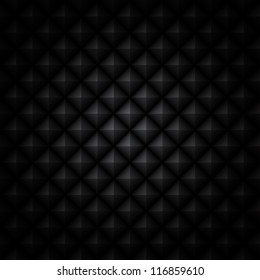 vector abstract faceted  black background