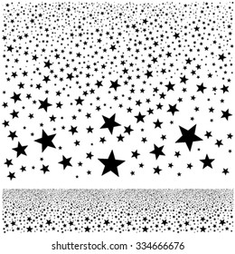 vector abstract falling stars background