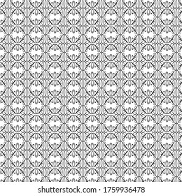 Vector abstract fantasy  black and white transparent pattern background tile 