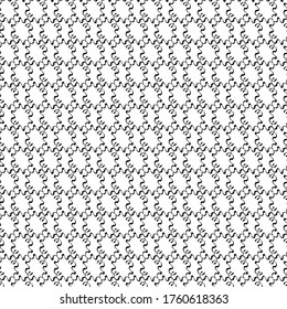 Vector abstract fantasy  black and white transparent pattern background tile 