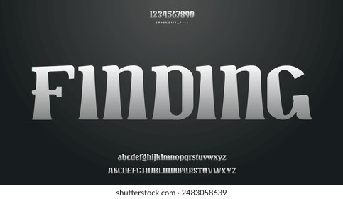 Vector abstract fashion font alphabet minimal modern urban fonts for logo brand etc typography typeface