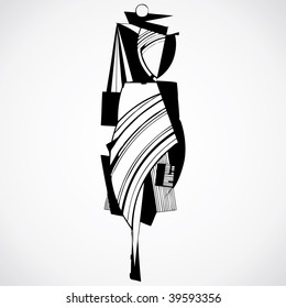 Vector abstract figure illustration