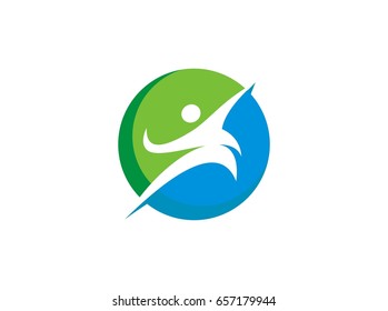 Vector Abstract Figure Logo Template