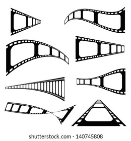 vector abstract film objects collection