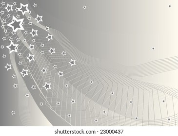 vector - abstract fire star background