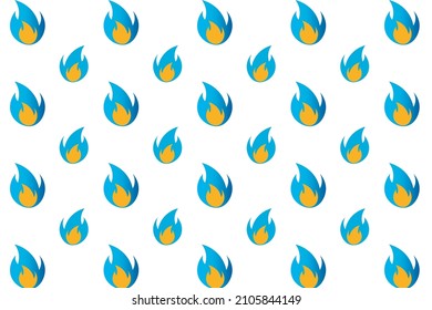Vector Abstract Flame Pattern Background