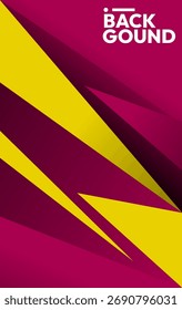 Vector Abstract Flat Geometric Background: Modern Colourful Curve Pattern for Design 