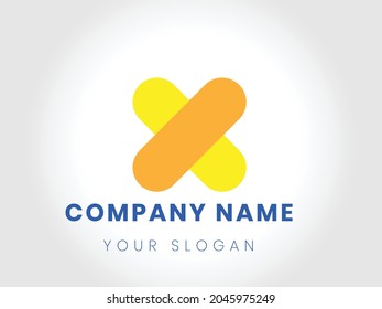 vector abstract flat minimalist business logo icon set