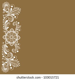 vector abstract floral  background