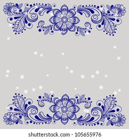 vector abstract floral  background