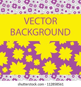 vector abstract floral background
