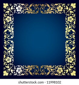 Vector abstract floral background