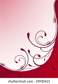 Vector  abstract  floral Background