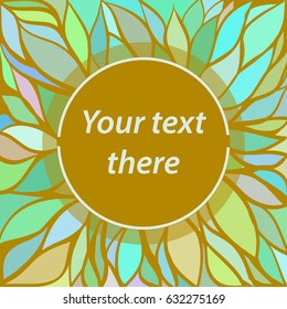 vector Abstract floral background