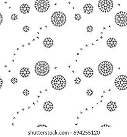 Vector abstract floral background