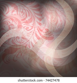 vector abstract floral background,  clipping mask, eps10