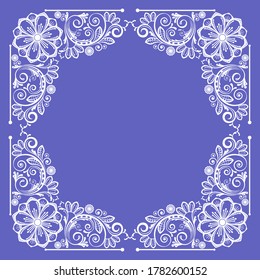 vector abstract floral  background with decorative flowers for design