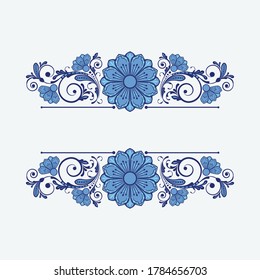 Vektorabstrakter floraler Hintergrund mit dekorativen Blumen für Design
