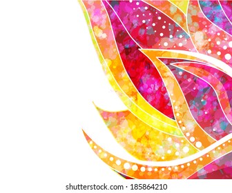 Vector abstract floral background. EPS 10 