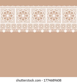 vector abstract floral  background. Lace pattern vector.