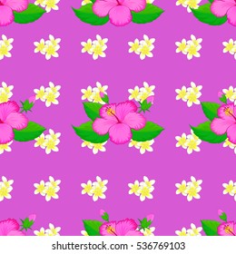Vector abstract floral background. Multicolor seamless flower pattern. Seamless floral pattern.