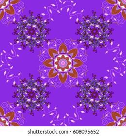 Vector abstract floral background. Seamless pattern with many small flowers. Seamless floral pattern.