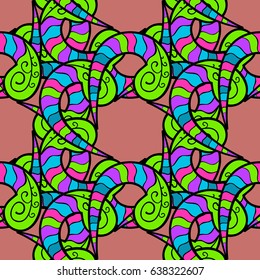Vector abstract floral background. Seamless pattern with many small flowers. Seamless floral pattern.