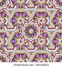 Vector abstract floral background. Seamless pattern with many small red flowers. Seamless floral pattern.