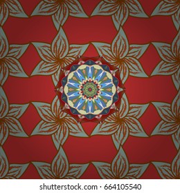 Vector abstract floral background. Seamless pattern with many small flowers. Seamless floral pattern.