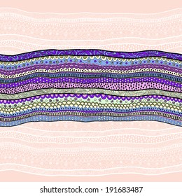 Vector abstract floral decorative background. Template frame design for card with place for your text.