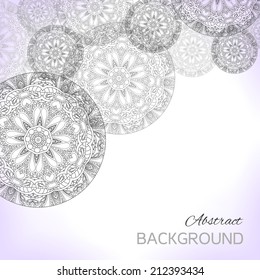 Vector abstract floral decorative background. For cards, invitations, flyers or other.