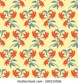 Vector abstract floral illustration