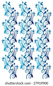 Vector abstract floral illustration