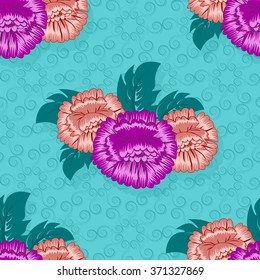 vector abstract floral pattern