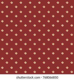 Vector abstract floral pattern. Geometric background. Good for surface design, textile, fabric, wrapping paper, covers. Trendy colours.