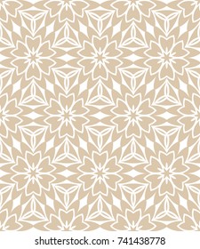 Vector abstract floral pattern. Pattern with leaves. Wallpapers for your design. Vector illustration.