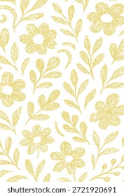 Vector abstract floral pattern suitable for fabric, motifs, covers, backgrounds, etc.