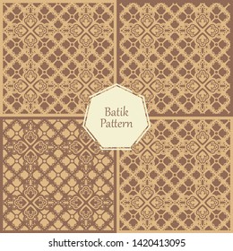 Vector abstract floral seamless pattern, ornamental background, repeat geometric tiles, flower figures, curved lines, grid, lattice. Elegant monochrome ornament texture. Dark design for decor, fabric