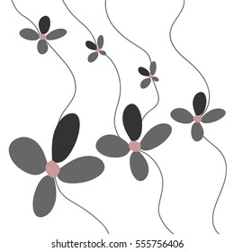 vector abstract flower