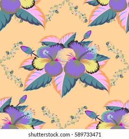 Vector abstract flower.