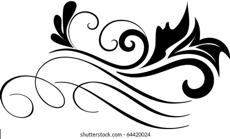 vector abstract flower