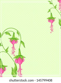 Vector abstract flower background